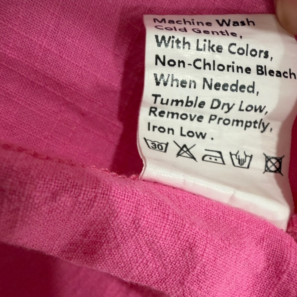 Pink Floral Women's Casual Dress - Picture 12 of 13